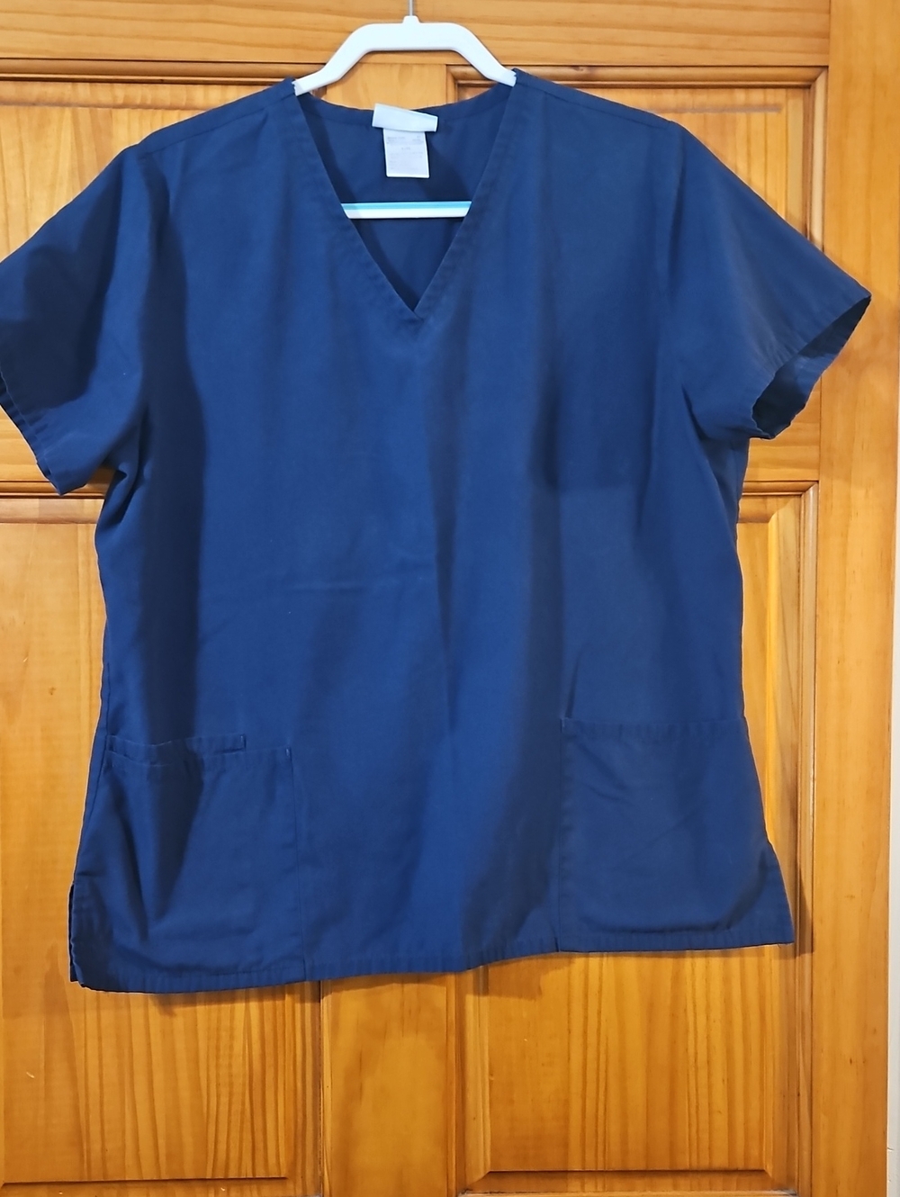 Indigo/Navy V-Neck Medical Scrub Top